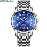 Rose gold Watches Brand Luxury Chronograph Fashion Quartz Watch Men Full Steel Waterproof Sport Watch Clock Relogio Masculino - one46.com.au