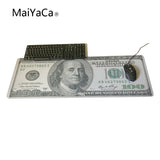 MaiYaCa Newest Usdollar 100 Pad mouse pad to Mouse Notbook Computer Mousepad Custom With Locking Edge Gaming Mouse pads Gamer - one46.com.au