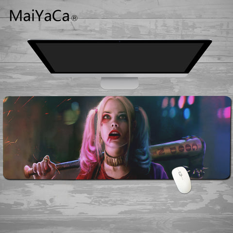 MaiYaCa Mouse pad 900*400mm Speed Keyboard Mat mousepad Gaming mouse pad Desk Mat for Harley Quinn Game player Desktop PC - one46.com.au