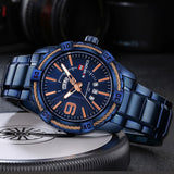 Top Brand NAVIFORCE Luxury Men Fashion Sports Watches Men's Quartz Date Clock Man Stainless Steel Wrist Watch Relogio Masculino - one46.com.au