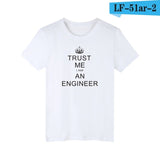 Wholesale Summer Men T Shirt I Am An Keep Calm Trust Me Humor Engineer Cotton Short Sleeve Man Clothing Camisetas T-shirt S-XXL - one46.com.au