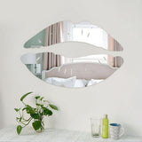 3D Mouth Removable DIY Acrylic Mirror Wall Stickers Kids Room Decorative Wall Art Decals Home Decor - one46.com.au