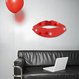 3D Mouth Removable DIY Acrylic Mirror Wall Stickers Kids Room Decorative Wall Art Decals Home Decor - one46.com.au