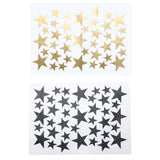 39Pcs/lot DIY Star Wall Stickers Five-pointed Star Removable PVC Home Wall Decals For Living Room Ceiling Decoration - one46.com.au