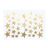 39Pcs/lot DIY Star Wall Stickers Five-pointed Star Removable PVC Home Wall Decals For Living Room Ceiling Decoration - one46.com.au