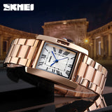 SKMEI Hot Sales Ladies Watch Clock Women Watches Luxury Stainless Steel Analog Quartz Watch Women Relogio Feminino Montre Femme - one46.com.au
