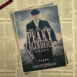 That man Store Peaky blinder Movie Kraft Paper Poster Bar Cafe Vintage High quality Printing Drawing core Decorative Painting - one46.com.au