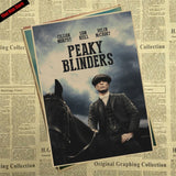 That man Store Peaky blinder Movie Kraft Paper Poster Bar Cafe Vintage High quality Printing Drawing core Decorative Painting - one46.com.au