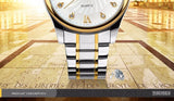 SKMEI Fashion Mens Watches Top Brand Luxury Business Watch Men Stainless Steel Strap Quartz Wristwatches Relogio Masculino 9101 - one46.com.au