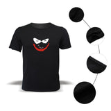 Hot Sale Classic Joker Short Sleeve Tee Shirt Men Cotton Funny Black Summer Tshirt Men Brand Fashion T Shirt Men High Quality - one46.com.au