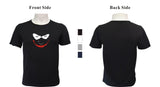 Hot Sale Classic Joker Short Sleeve Tee Shirt Men Cotton Funny Black Summer Tshirt Men Brand Fashion T Shirt Men High Quality - one46.com.au