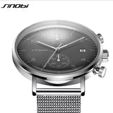 SINOBI Luxury Brand Watch Men Watch Luxury JAPAN Movement Watches Fashion Luminous Men's Watch Clock saat relogio masculino - one46.com.au