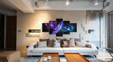 5 Panel LOL League of Legends Orianna/Kha'Zix Game Canvas Printed Painting For Living Room Wall Art Decor HD Picture Artworks - one46.com.au