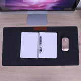 2mm/3mm Thickness Felt Computer Desk Mat Desktop Mouse Pad Large Size Keyboard Game Laptop Table Mat for Home Office 63 X 33cm - one46.com.au