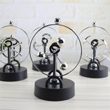 Desktop Decor Electromagnetic Pendulum Figurines Perpetual Instrument Model Figurine Home Decoration Newton Cradle Crafts - one46.com.au
