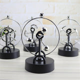 Desktop Decor Electromagnetic Pendulum Figurines Perpetual Instrument Model Figurine Home Decoration Newton Cradle Crafts - one46.com.au