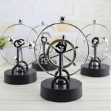 Desktop Decor Electromagnetic Pendulum Figurines Perpetual Instrument Model Figurine Home Decoration Newton Cradle Crafts - one46.com.au