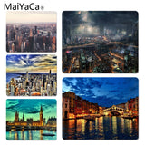 MaiYaCa High Quality Future City mouse pad gamer play mats Size for 180x220x2mm and 250x290x2mm Small Mousepad - one46.com.au