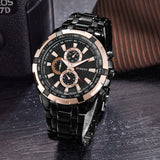 2018 Top Brand Luxury full steel Watch Men Business Casual quartz Wrist Watches Military Wristwatch waterproof Relogio SALE New - one46.com.au