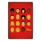 [ Mike86 ] Pulp fiction Fight club Reservoid Dogs Retro Movie Metal Poster Pub Cinema Bar Mural Painting Decor 20X30 CM AA-1039 - one46.com.au