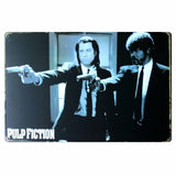 [ Mike86 ] Pulp fiction Fight club Reservoid Dogs Retro Movie Metal Poster Pub Cinema Bar Mural Painting Decor 20X30 CM AA-1039 - one46.com.au
