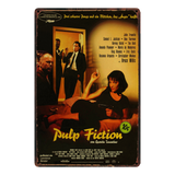 [ Mike86 ] Pulp fiction Fight club Reservoid Dogs Retro Movie Metal Poster Pub Cinema Bar Mural Painting Decor 20X30 CM AA-1039 - one46.com.au