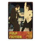 [ Mike86 ] Pulp fiction Fight club Reservoid Dogs Retro Movie Metal Poster Pub Cinema Bar Mural Painting Decor 20X30 CM AA-1039 - one46.com.au