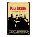 [ Mike86 ] Pulp fiction Fight club Reservoid Dogs Retro Movie Metal Poster Pub Cinema Bar Mural Painting Decor 20X30 CM AA-1039 - one46.com.au