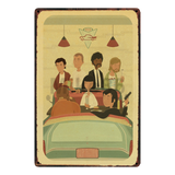 [ Mike86 ] Pulp fiction Fight club Reservoid Dogs Retro Movie Metal Poster Pub Cinema Bar Mural Painting Decor 20X30 CM AA-1039 - one46.com.au