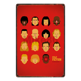 [ Mike86 ] Pulp fiction Fight club Reservoid Dogs Retro Movie Metal Poster Pub Cinema Bar Mural Painting Decor 20X30 CM AA-1039 - one46.com.au