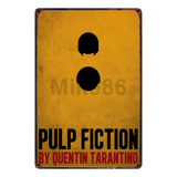[ Mike86 ] Pulp fiction Fight club Reservoid Dogs Retro Movie Metal Poster Pub Cinema Bar Mural Painting Decor 20X30 CM AA-1039 - one46.com.au