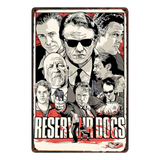 [ Mike86 ] Pulp fiction Fight club Reservoid Dogs Retro Movie Metal Poster Pub Cinema Bar Mural Painting Decor 20X30 CM AA-1039 - one46.com.au