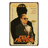[ Mike86 ] Pulp fiction Fight club Reservoid Dogs Retro Movie Metal Poster Pub Cinema Bar Mural Painting Decor 20X30 CM AA-1039 - one46.com.au