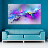 JQHYART Wall Pictures For Living Room Abstract Oil Painting Clouds Colorful Canvas Art Home Decor No Frame - one46.com.au