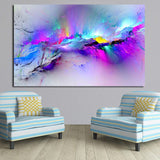 JQHYART Wall Pictures For Living Room Abstract Oil Painting Clouds Colorful Canvas Art Home Decor No Frame - one46.com.au