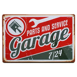Retro Metal Decor Sign Vintage Tin Letter Plate Poster Iron Painting Vintage Wall Sticker Bar House Home Party Wall Painting - one46.com.au