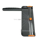 For Jielisi 909-5 A4 Guillotine Ruler Paper Cutter Trimmer Cutter Black-Orange Z09 Drop ship - one46.com.au