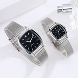 Women Bracelet Watch Silver Square Luxury Crystal Alloy WristWatches Lvpai Brand Women Fashion Men Watch Quartz Dropshiping - one46.com.au
