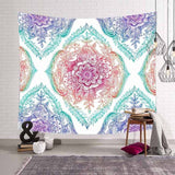 Lannidaa Cat Psychedelic Tapestry Decor Hippie Tapestry Mandala Wall Hanging Belgium Printed Wall Cloth Tapestries Manta Curtain - one46.com.au