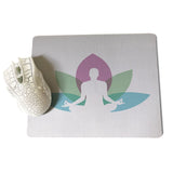 MaiYaCa In Stocked Lord Buddha  Meditation Yoga Unique Desktop Pad Game Mousepad Size for 18x22cm 25x29cm Small Mousepad - one46.com.au