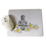 MaiYaCa In Stocked Lord Buddha  Meditation Yoga Unique Desktop Pad Game Mousepad Size for 18x22cm 25x29cm Small Mousepad - one46.com.au