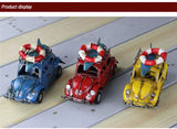 Retro Cassic Cars Figurine Metal Decoration Handmade Iron Classic Beetle Sailor Car Model Home Decoration Kid Toy Cars Crafts - one46.com.au