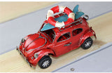 Retro Cassic Cars Figurine Metal Decoration Handmade Iron Classic Beetle Sailor Car Model Home Decoration Kid Toy Cars Crafts - one46.com.au