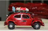 Retro Cassic Cars Figurine Metal Decoration Handmade Iron Classic Beetle Sailor Car Model Home Decoration Kid Toy Cars Crafts - one46.com.au