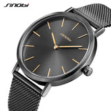SINOBI Top Brand Fashion Minimalist Wrist Watch Men Watch Ultra-Thin Men's Watch Waterproof Watches Clock relogio masculino - one46.com.au