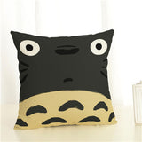 Cartoon  Style Cushion  Case  Home Decorative Pillow Case Totoro Printed Throw Pillow Car Home Decor Linen Cotton Cushion Cover - one46.com.au