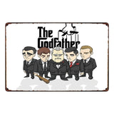 [ Mike86 ] GOD FATHER Tin sign Movie Art  wall Posters decor Pub Cafe Bar Party Craft Retro Iron Painting A-254 - one46.com.au