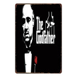[ Mike86 ] GOD FATHER Tin sign Movie Art  wall Posters decor Pub Cafe Bar Party Craft Retro Iron Painting A-254 - one46.com.au