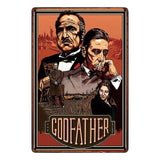 [ Mike86 ] GOD FATHER Tin sign Movie Art  wall Posters decor Pub Cafe Bar Party Craft Retro Iron Painting A-254 - one46.com.au