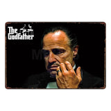[ Mike86 ] GOD FATHER Tin sign Movie Art  wall Posters decor Pub Cafe Bar Party Craft Retro Iron Painting A-254 - one46.com.au